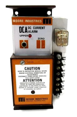 USED MOORE INDUSTRIES DCA/4-20MA/SX1/117AC-RF-RE ALARM DCA420MASX1117ACRFRE