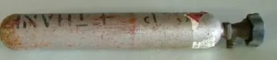 QTY. 1. SAMPLE CYLINDER DOT 3 E 1800 2 (V) 83 E 12...