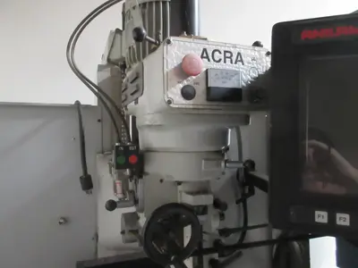Acra CNC Vertical Mill, Anilam 3300MK Control, 3 HP