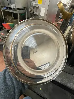 Used Eastern Used Eastern Stainless Steel/Brass Accents Insulated Beverage Coffee/Tea Urn 3 Gallon Coffee Equipment Illinois US | Falcon Restaurant Supply #1376432