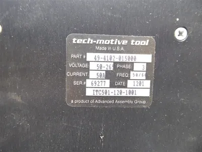 GSE Tech-Motive 49-4102-015000 Tool Control Module Missing Screw Top Used