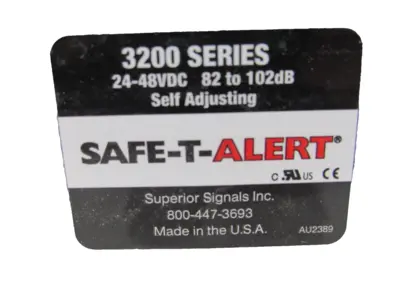 NEW SUPERIOR SIGNALS STA32264AEW BACK UP ALARM