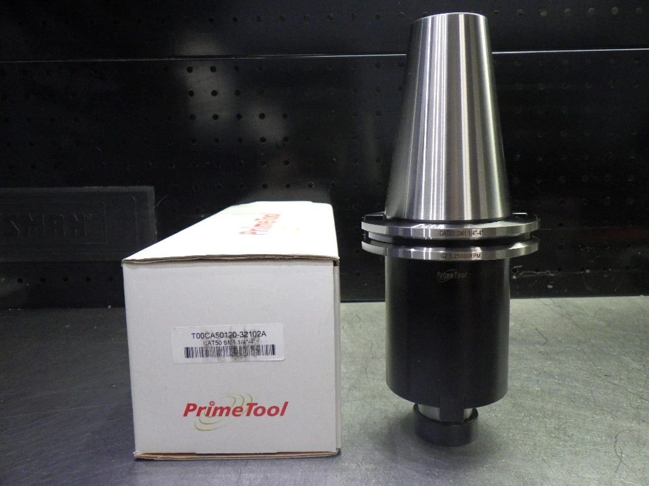PrimeTool CAT50 1.25" Facemill Tool Holder 4" Pro T00CA50120-32102A (LOC2688B)
