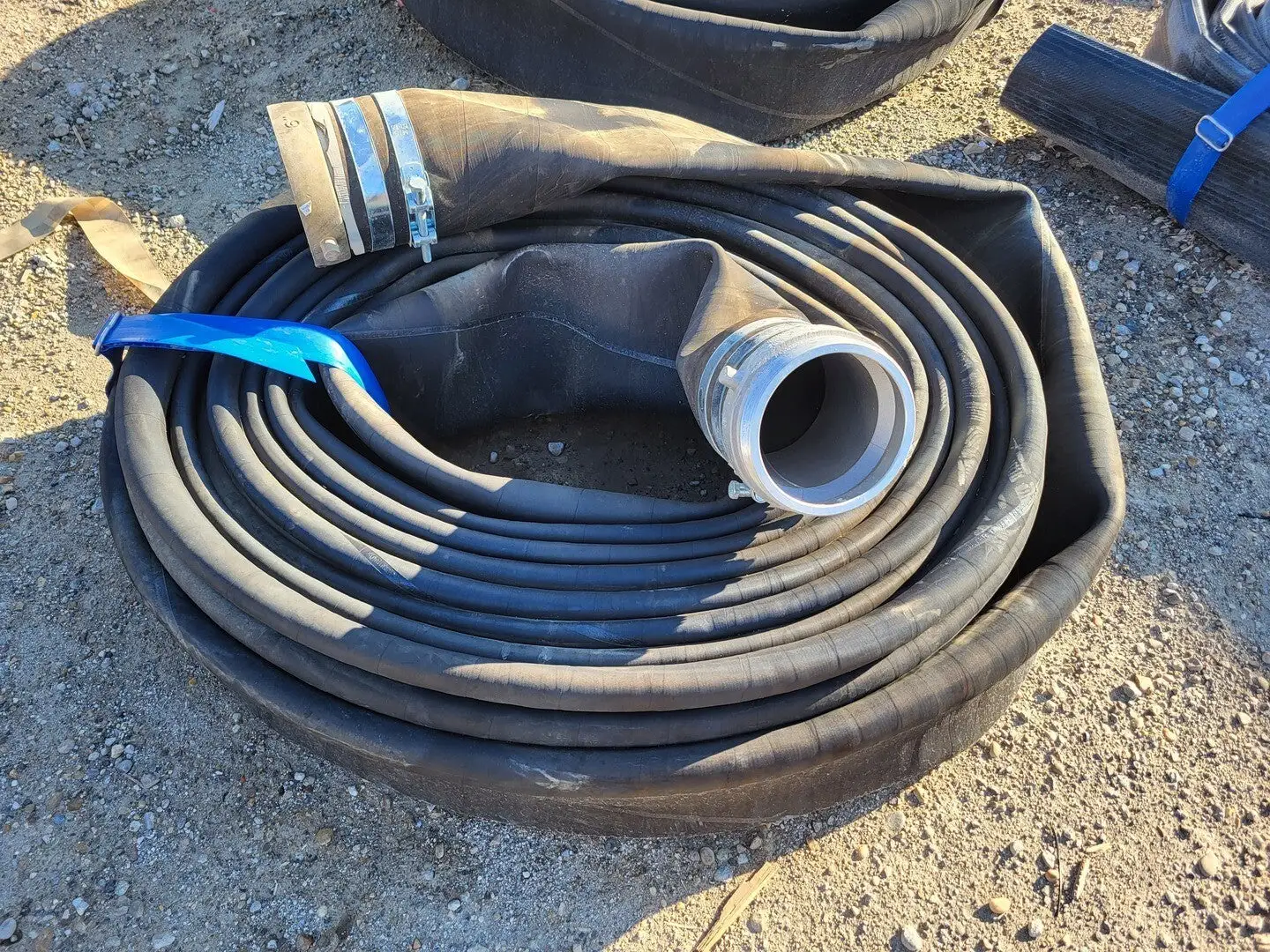 6" x 75 ft Prospector Water Suction and Discharge Hose Black, 150 psi