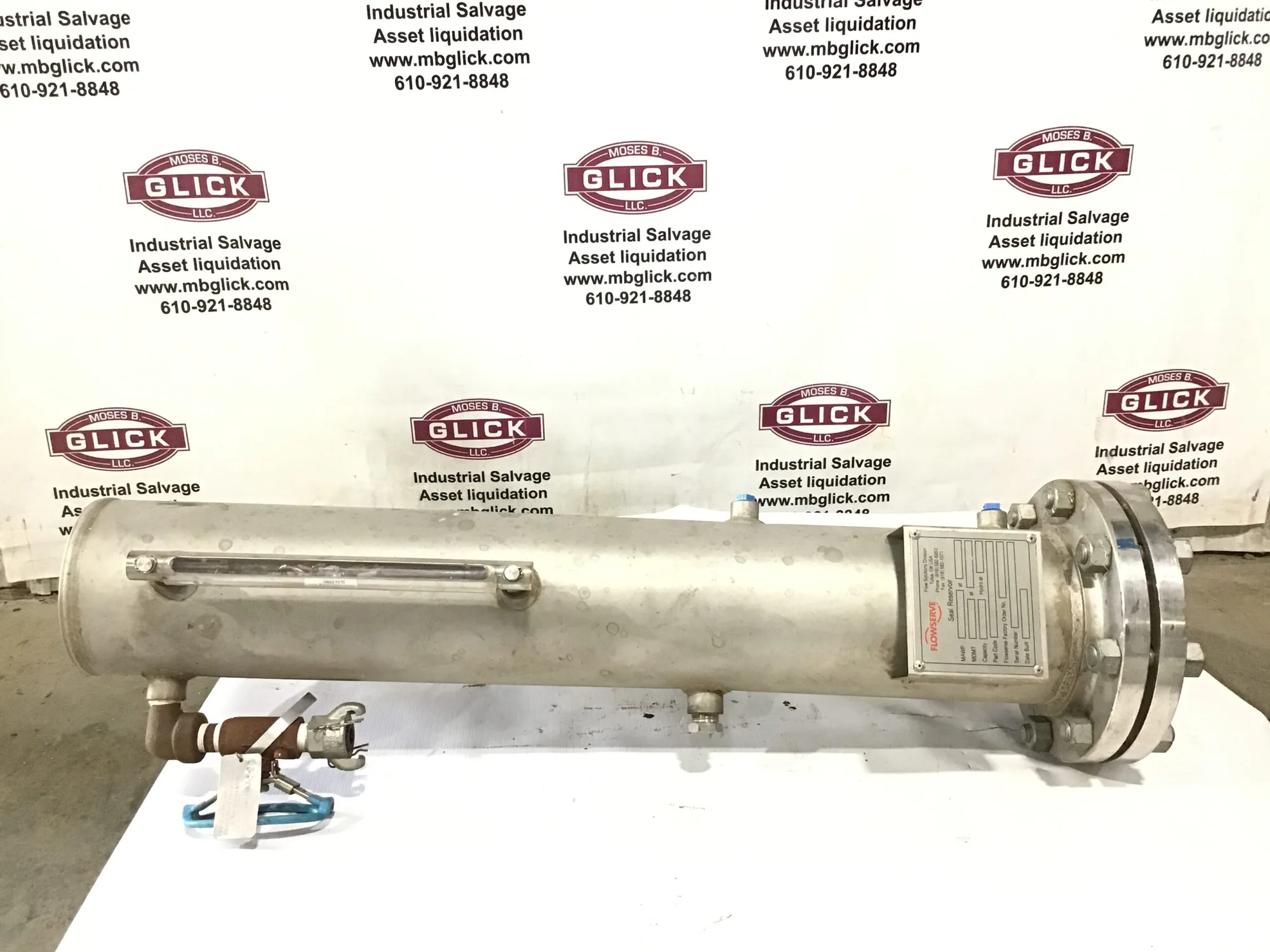 Flowserve 08PPX050314-10-B Seal Reservoir MAWP 275PSI @ 100°F
