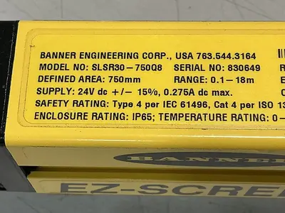 USED BANNER ENGINEERING SLSR30-750Q8