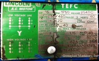 Gluco 20”x18” Injection Press, Item # 1792