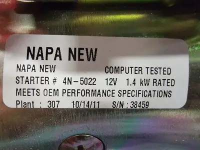 NEW NAPA 4N-5022
