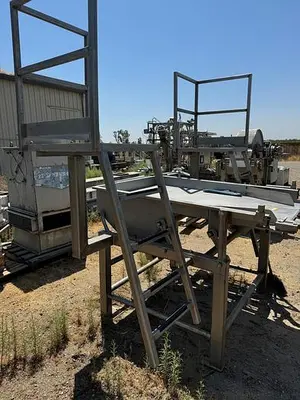 Feeder, Vibratory, 48" x 7', Stainless Steel, Key, Iso-Flo, #5861445