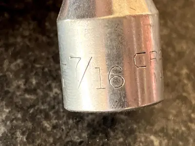 Craftsman 7/16" 12 Point 1/2" Drive Socket V 47501 Made In USA