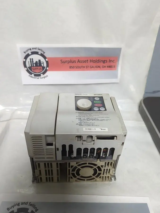 Used MITSUBISHI ELECTRIC FR-S520E-3.7K Industrial Controls Ohio US | Surplus Asset Holdings #1455591