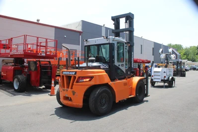 Used 2021 DOOSAN D80S Internal Combustion Forklifts: Pneumatic Tire Pennsylvania US | National Lift Equipment #1382142