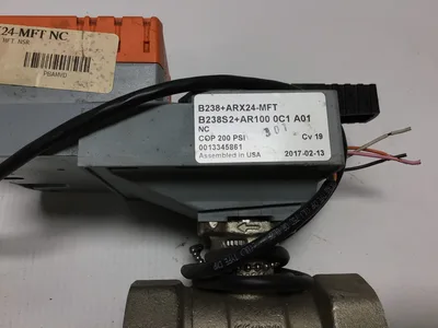 Belimo B238 + ARX24-MFT NC Stainless Control Valve with Actuator 24V AC/DC 50/60Hz