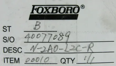 NEW FOXBORO N-2A0-L2C-R CONTROL MODULE N2A0L2CR N-2AO-L2C-R
