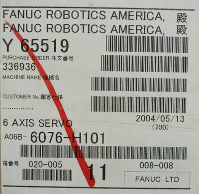 NEW FANUC A06B-6076-H101 SERVO AMPLIFIER SER. B A06B6076H101