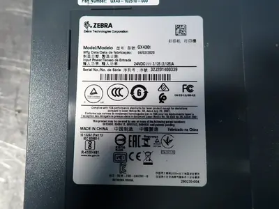 Used 2020 ZEBRA GX430T Label Printers Ohio US | HGR 24 #1006340