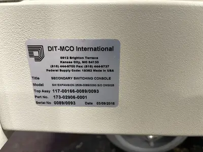 Used 2015 DITMCO INTERNATIONAL SW EXPANSION 25080089/0093 S/O DM3028 In-Circuit Test System (ICT) Ohio US | HGR 24 #1230698