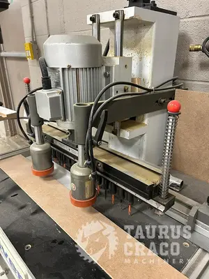 Used 2019 SILVER SJK-19T LINE BORING MACHINE Woodworking Line Boring Machines Ontario CA | Taurus Craco Machinery Inc #1228499