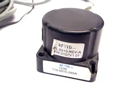 Used RFID INC HOCKEY PUCK ANTENNA W/ POWER SUPPLY, 10' DB25 CORD Power Supplies | Maverick Industrial Sales #1106075