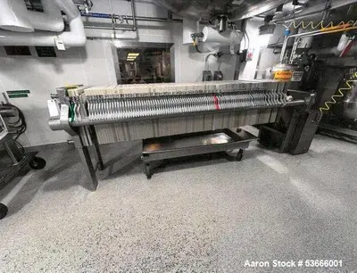 Used DR Sperry Filter Press – 282 Sq. Ft. Filtration Area with Hydraulic Power Unit