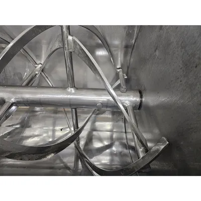 Used 15HP J H Day Stainless Steel Double Ribbon Blender - 62 Cu/Ft