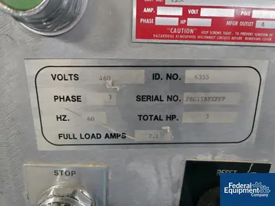 USED Fitzpatrick JT Homoloid Fitzpatrick Fitzmill, S/S, 5 HP