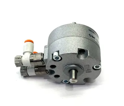USED SMC ROTARY ACTUATOR DOUBLE-ACTING, DOUBLE SHAFT, 20MM