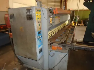 Used 1991 ATLANTIC HDM 10X10 Power Squaring Shears (Gauge) Illinois US | BLUMBERG MACHINERY COMPANY #1356594