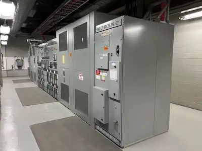 LV Double-Ended Unit Substation - 2 x 2000/3000kVA, 13.8kV Transformers w/ 600V MAGNUM DS Switchgear