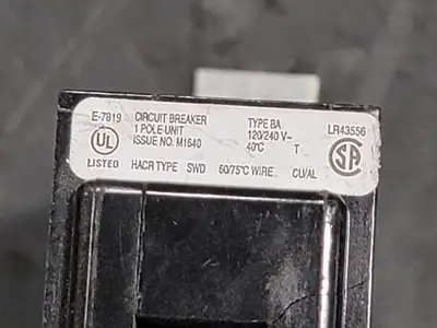 USED CUTLER-HAMMER BA120