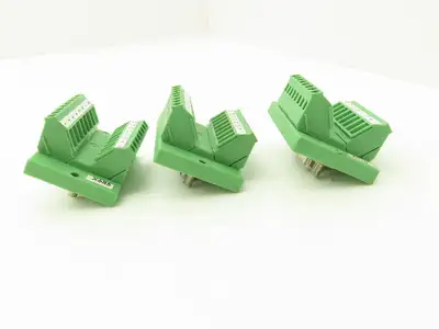 Phoenix Contact DFLK-D15 SUB/B Terminal to D-SUB Connector 15-Pin Lot of 3