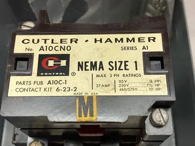 New | in-Stock CUTLER-HAMMER C320AS1 Industrial Controls Ohio US | Surplus Asset Holdings #1236455