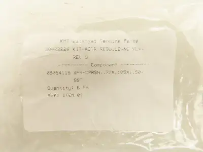 KMT 20422228 Actuator Repair Kit Pneumatic Valve Includes Spring Seal And O Ring