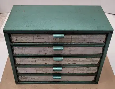 USED SUNNEN CABINET - 5 DRAWER