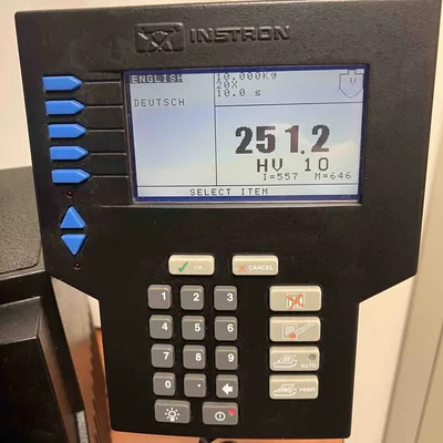Item# L207 Instron Wilson-Wolpert Tukon 2100B Semi-Auto Microhardness Tester