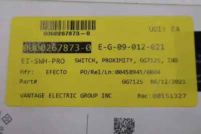 IFM EFECTOR GG712S GIGA4005-2PS/SIL2/US NEW IN BOX STOCK G871A