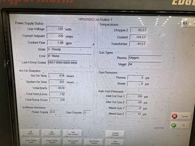 Used 2007 KOIKE ARONSON MASTERGRAPH MGM2500 Plasma Cutters Illinois US | Machinery Marketing International #1340280