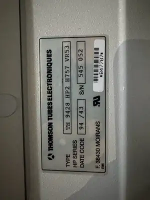 Used Thomson Tubes Electroniques TH 9428 HP2 H757 VR53 Medical Parts Texas US | PT Medical Technologies #1458572