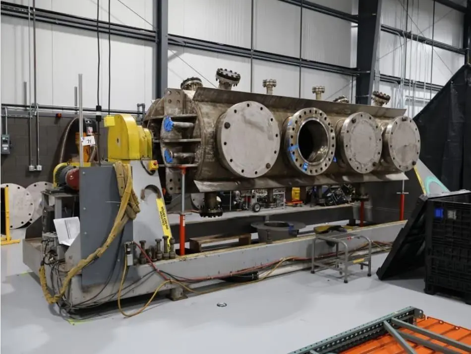 120" SWING X 208" LONG WELDING SYSTEMS HEADSTOCK & TAILSTOCK POWERED WELDING POSITIONER / PIPE ROLLER: YOBRO #23957