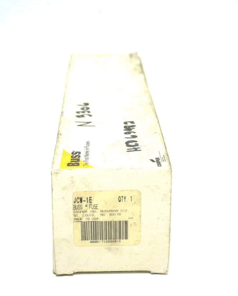 NEW BUSSMANN JCW-1E FUSE JCW1E