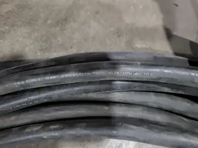42 ft SOOW Power Extension Cord 12/3 AWG 15A 125V