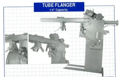 1/4" X 60" BLUE VALLEY MODEL #T-1084 TUBE & PIPE FLANGER: STOCK #17288