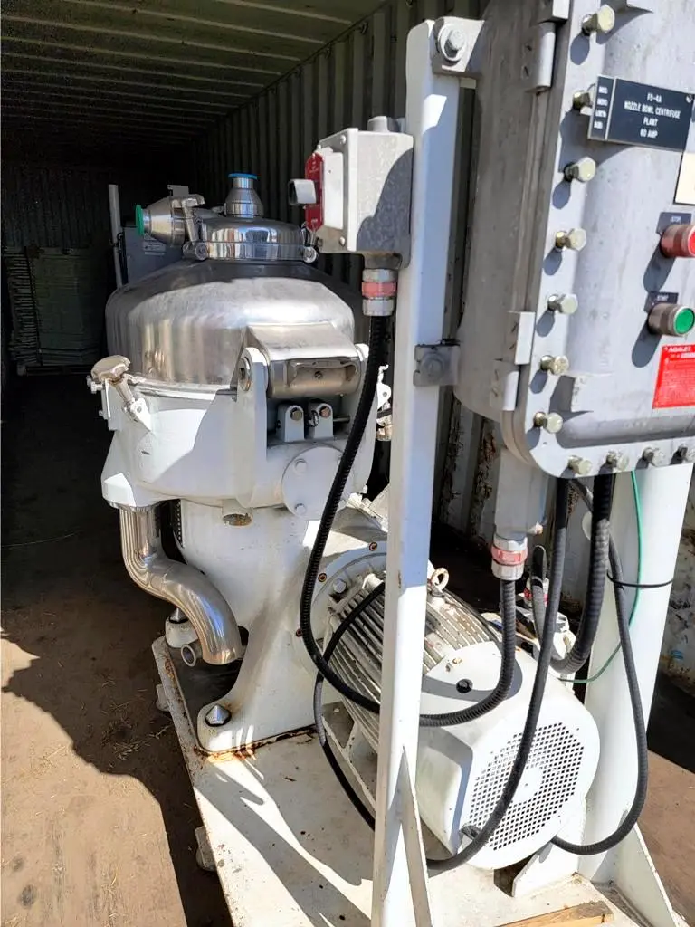 Alfa-Laval TX 310S-34H nozzle centrifuge, 316SS.
