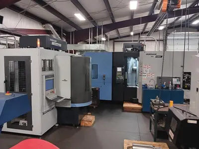USED DOOSAN HP5100 II INDEX TABLE