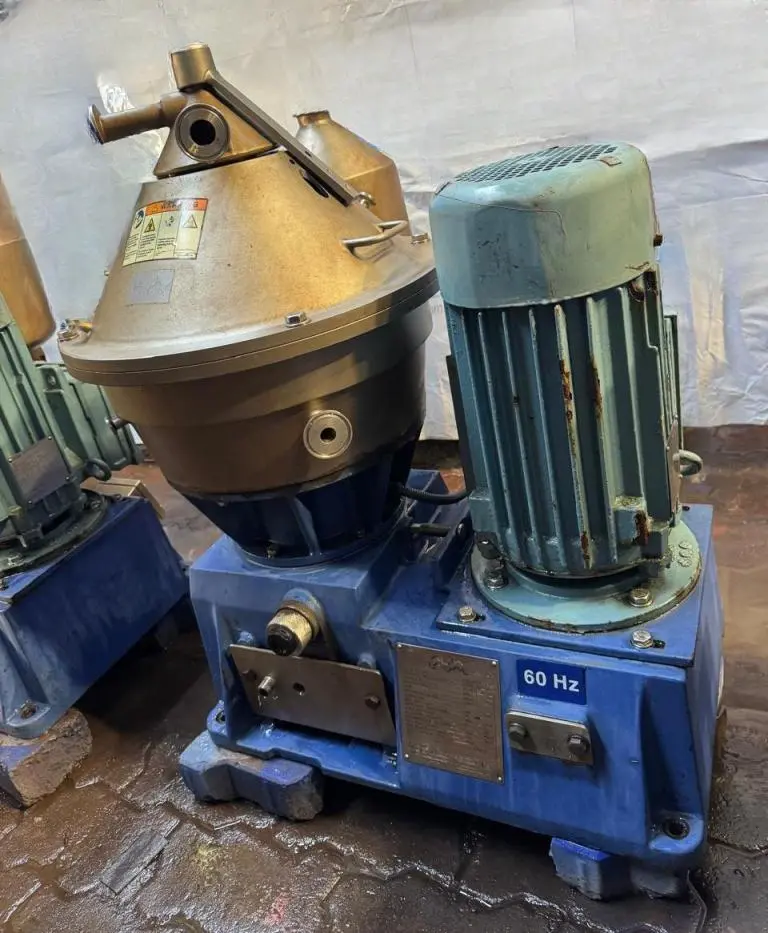 Alfa-Laval CHPX 404 TGP-61GY purifier/concentrator centrifuge, 316SS.