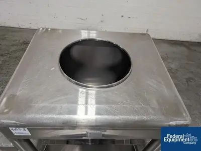 USED CPS 1,000 Liter Custom Powder System Stainless Steel Tote