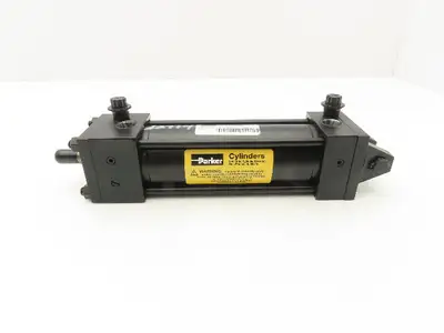 Parker 2.00CBC2ALU14 Pneumatic Air Cylinder 2" Bore 5" Stroke Rear Clevis Mount