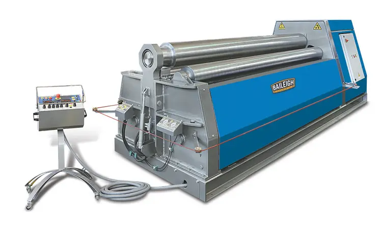 New | in-Stock BAILEIGH 480 Plate Bending Rolls including Pinch Illinois US | Olympus Machinery Group #1350242