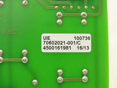 SMS Elotherm 70602021-001/C Printed Circuit Control Board PCB Card