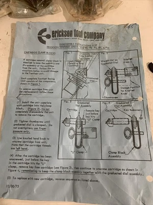 NEW Erickson Tool Company Does Not Apply